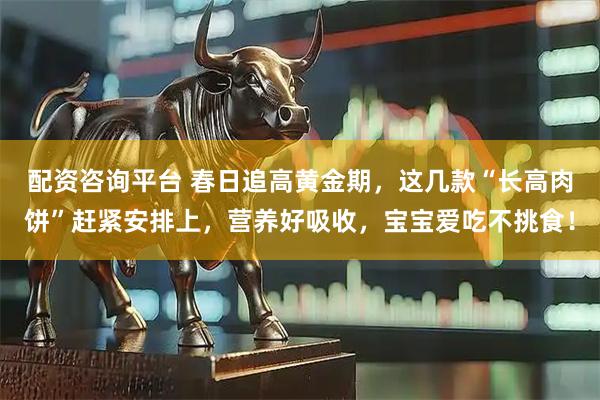 配资咨询平台 春日追高黄金期，这几款“长高肉饼”赶紧安排上，营养好吸收，宝宝爱吃不挑食！